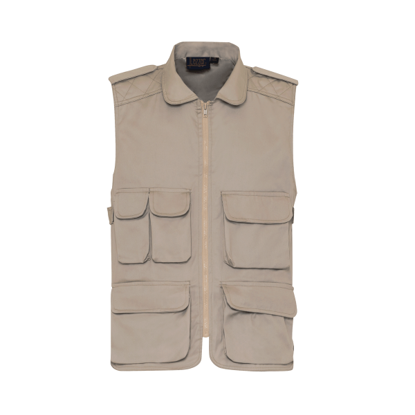 Reporter/Photographer Style Vest Color Sand